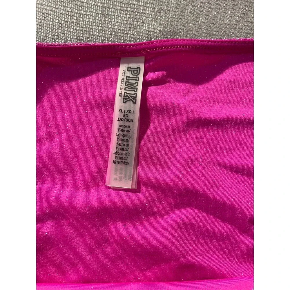 PINK Beach Cover Up Skirt Size XL Victoria's Secret Glitter Swim Skirt Beach